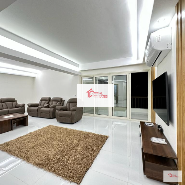 Modern Apartment Rent Maadi Sarayate walking Distenace to french school two bedrooms