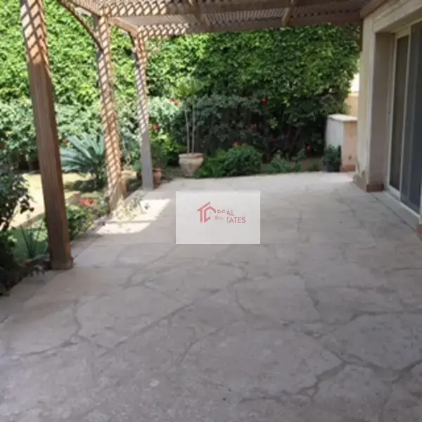 Katameya Heights Compound Prime Location'da özel bahçeli müstakil kiralık villa