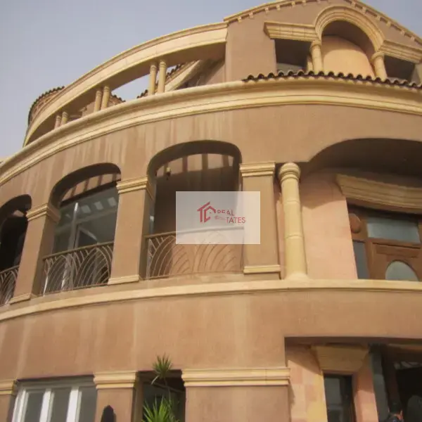 villa with First Row Golf for rent with best price new Cairo Egypt katameya heights compound golf resort