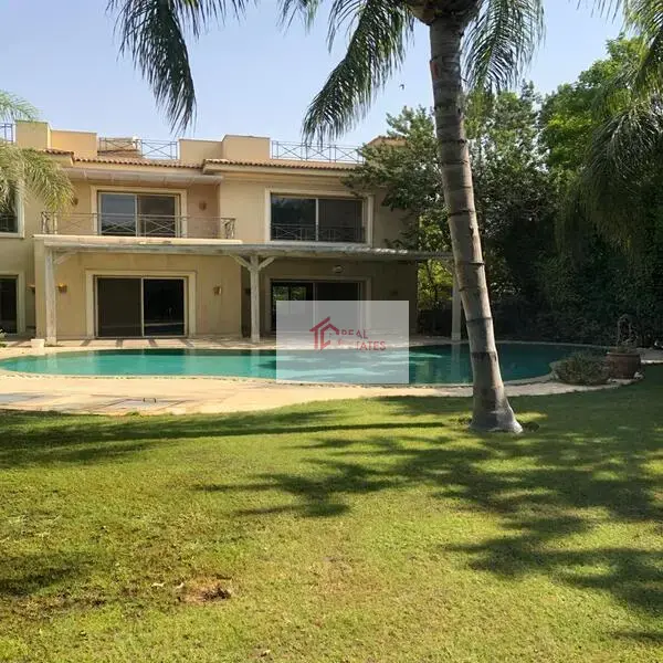 Villa standalone for rent in Golf View Katameya Heights Golf course resort Stunning French Inspired Manor Katameya Heights