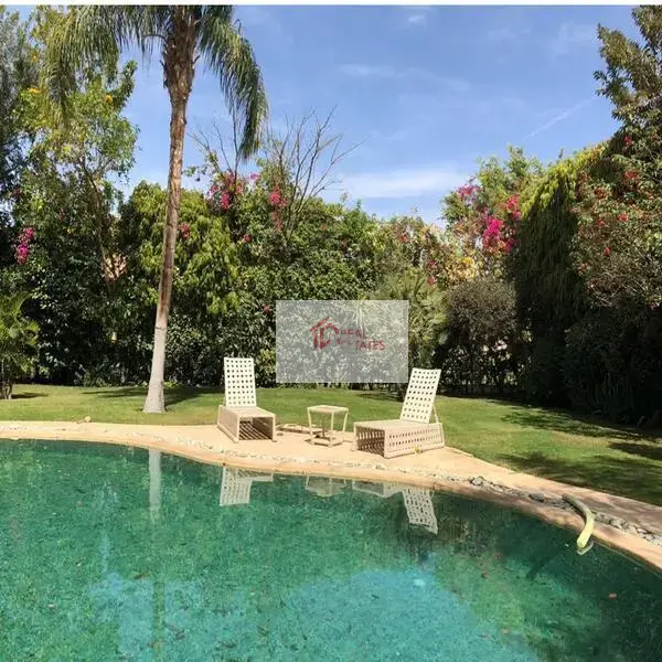 Villa standalone for rent in Golf View Katameya Heights Golf course resort Stunning French Inspired Manor Katameya Heights