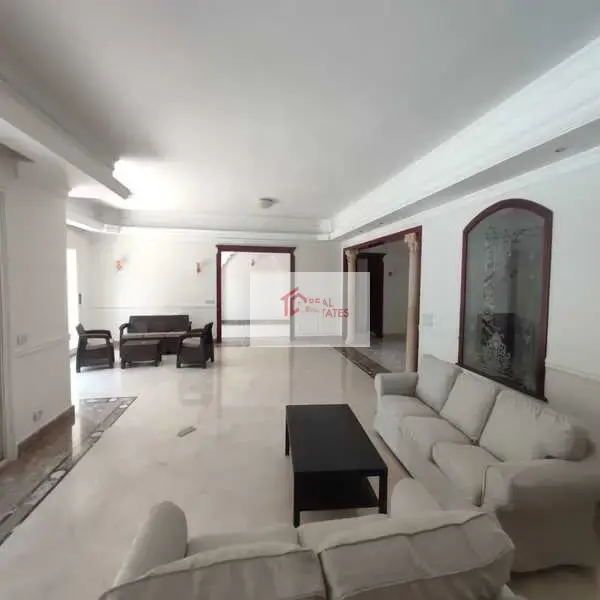 standalone luxury Katameya heights villa rent private garden and swimming pool new cairo egypt