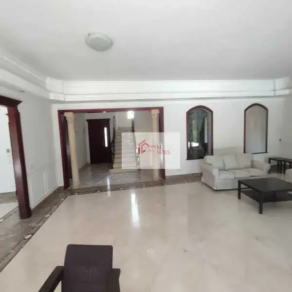 standalone luxury Katameya heights villa rent private garden and swimming pool new cairo egypt