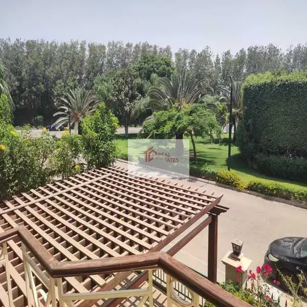 standalone luxury Katameya heights villa rent private garden and swimming pool new cairo egypt