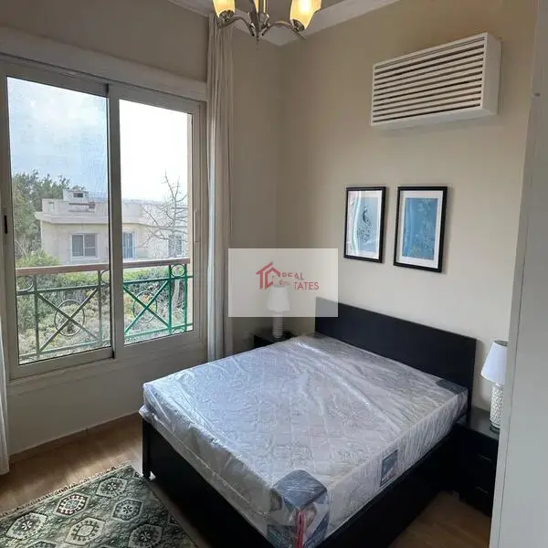 Ground floor Apartment furnished for rent Katameya heights new cairo egypt