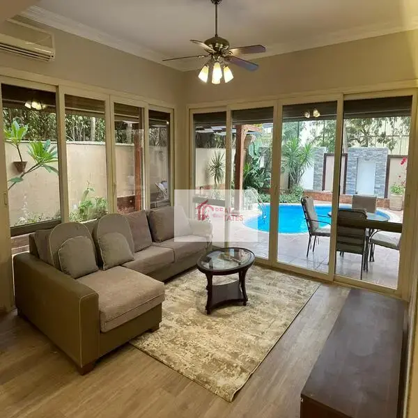 Ground Floor at Katameya Heights golf tennise resort For Rent new cairo egypt