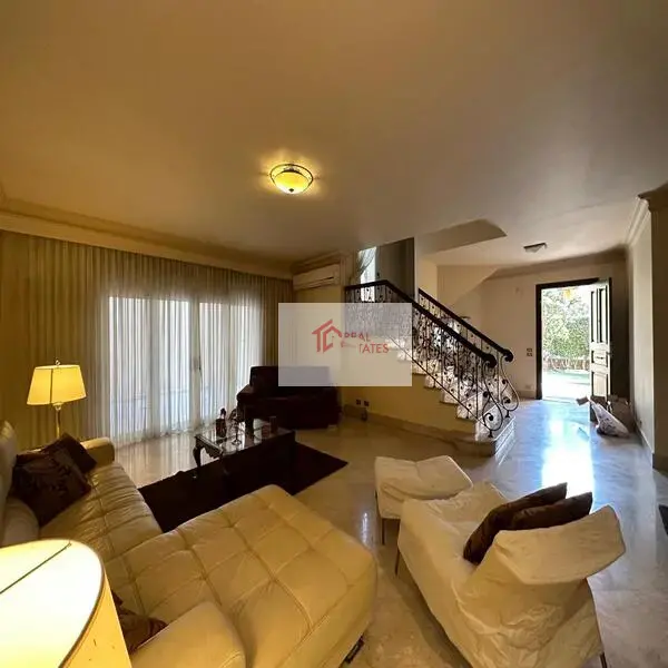 Modern Ground floor Apartment Furnished Rent Katameya Heights Golf New Cariro Egypt