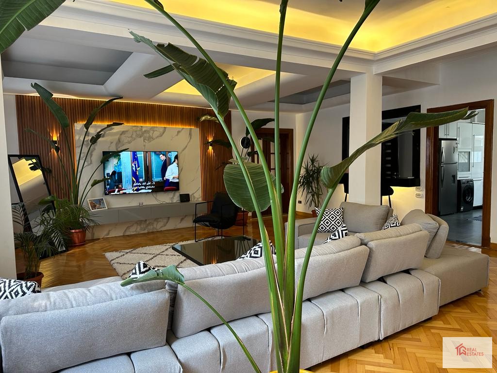 Modern apartment for rent in Maadi, 3 bedrooms, 3 bathrooms, 1 master, first floor, hay al Maadi Cairo Egypt