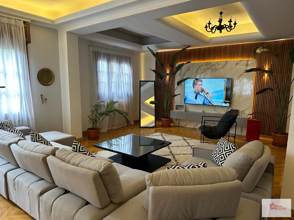 Modern apartment for rent in Maadi, 3 bedrooms, 3 bathrooms, 1 master, first floor, hay al Maadi Cairo Egypt