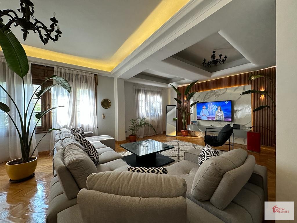Modern apartment for rent in Maadi, 3 bedrooms, 3 bathrooms, 1 master, first floor, hay al Maadi Cairo Egypt