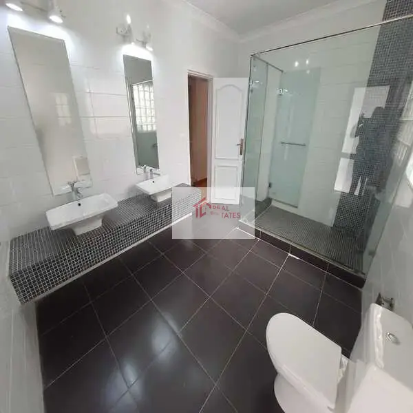 Ground floor apartment two story duplex bedrooms bathrooms private pool and entrance semi furnished hay el maadi cairo egypt