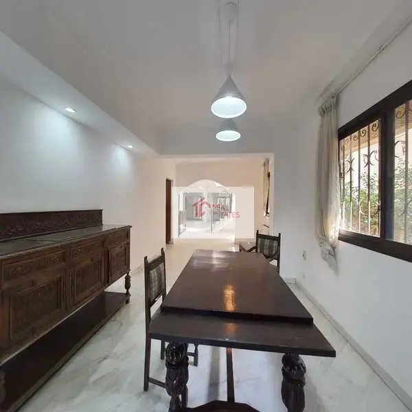 Ground floor apartment two story duplex bedrooms bathrooms private pool and entrance semi furnished hay el maadi cairo egypt