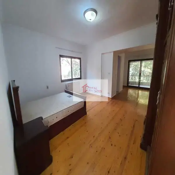 Ground floor apartment two story duplex bedrooms bathrooms private pool and entrance semi furnished hay el maadi cairo egypt