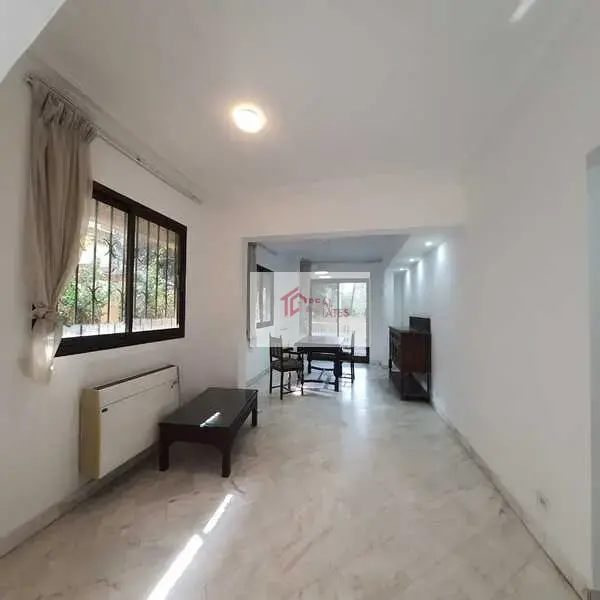 Ground floor apartment two story duplex bedrooms bathrooms private pool and entrance semi furnished hay el maadi cairo egypt