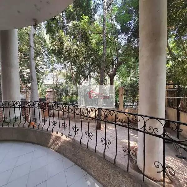Ground floor apartment two story duplex bedrooms bathrooms private pool and entrance semi furnished hay el maadi cairo egypt