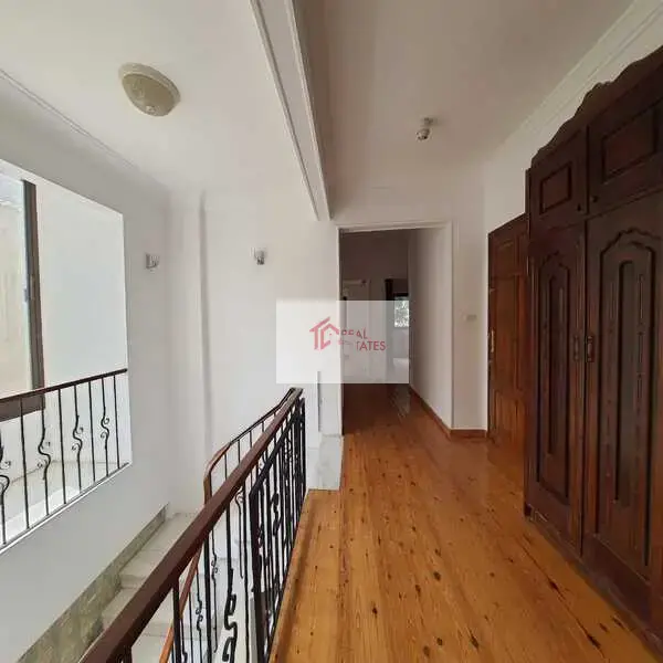 Ground floor apartment two story duplex bedrooms bathrooms private pool and entrance semi furnished hay el maadi cairo egypt