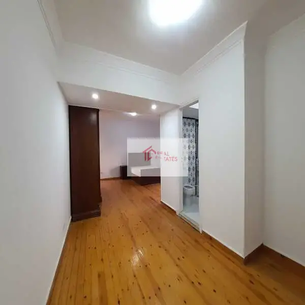 Ground floor apartment two story duplex bedrooms bathrooms private pool and entrance semi furnished hay el maadi cairo egypt