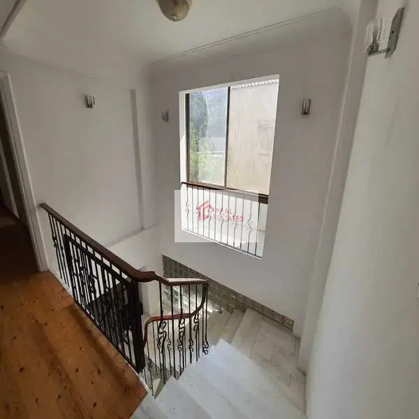 Ground floor apartment two story duplex bedrooms bathrooms private pool and entrance semi furnished hay el maadi cairo egypt