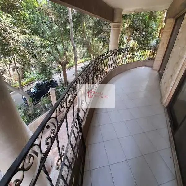 Ground floor apartment two story duplex bedrooms bathrooms private pool and entrance semi furnished hay el maadi cairo egypt