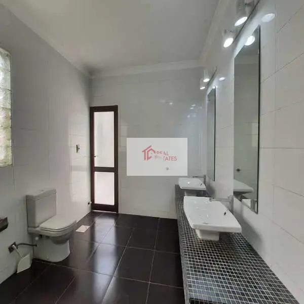 Ground floor apartment two story duplex bedrooms bathrooms private pool and entrance semi furnished hay el maadi cairo egypt