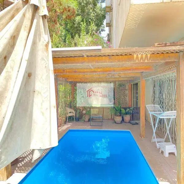 Incredibile duplex al piano terra con piscina privata in affitto a Sarayat Maadi - Cairo-Egitto