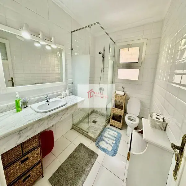 Ground floor apartment furnished Prime Location in Sarayat Maadi 📍next to french school and American school