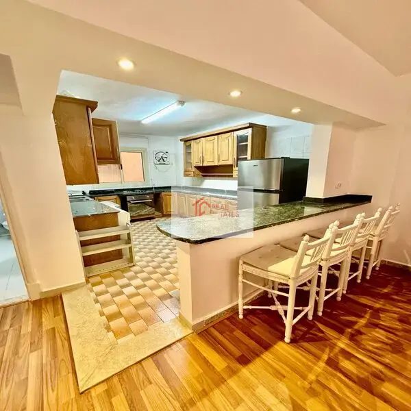 Ground floor apartment furnished Prime Location in Sarayat Maadi 📍next to french school and American school