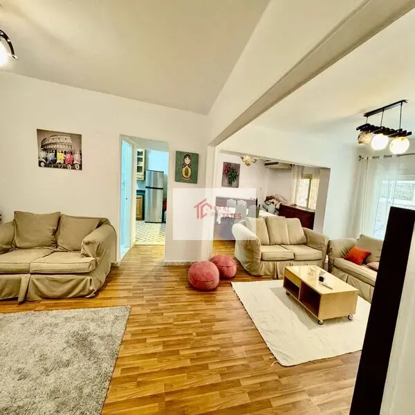 Ground floor apartment furnished Prime Location in Sarayat Maadi 📍next to french school and American school