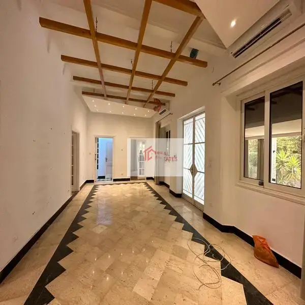 standalone villa for rent in maadi one floor with big private Garden Cairo egypt