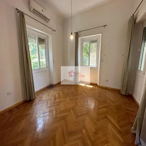 standalone villa for rent in maadi one floor with big private Garden Cairo egypt