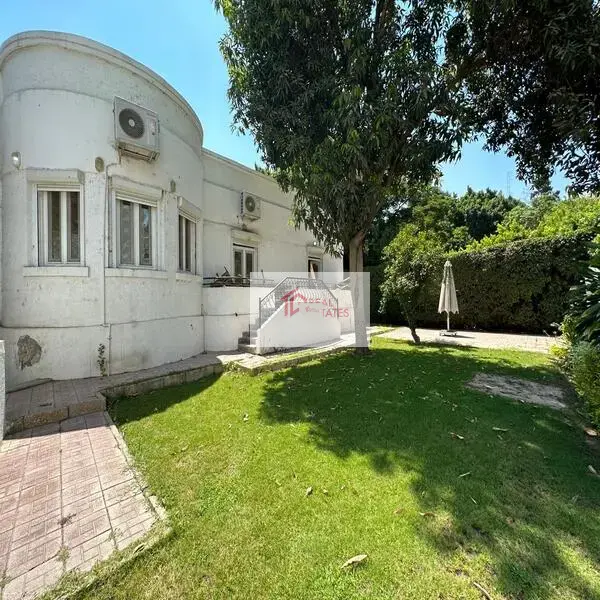 standalone villa for rent in maadi one floor with big private Garden Cairo egypt