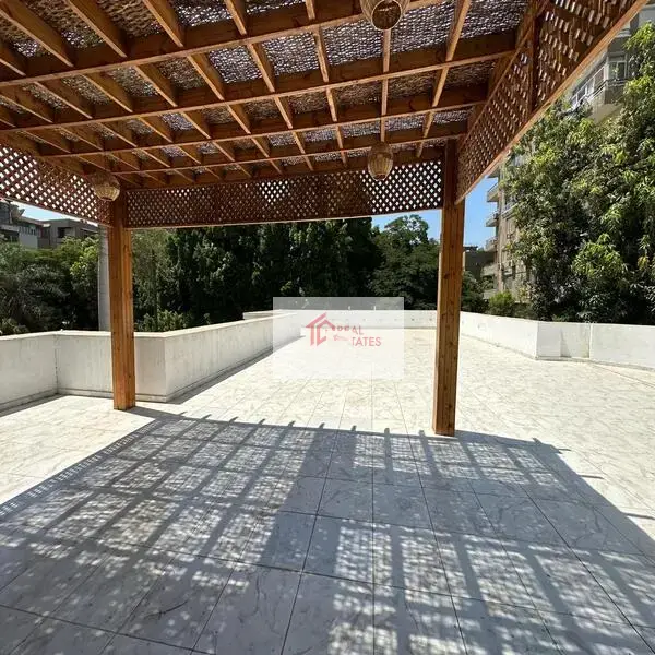 standalone villa for rent in maadi one floor with big private Garden Cairo egypt