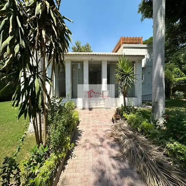 standalone villa for rent in maadi one floor with big private Garden Cairo egypt