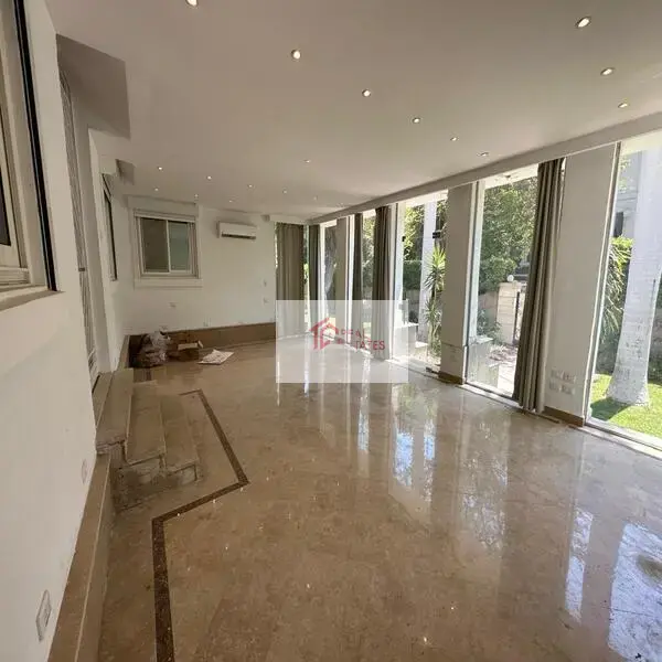 standalone villa for rent in maadi one floor with big private Garden Cairo egypt