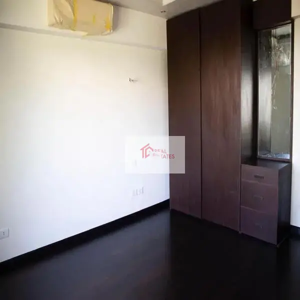 Villa for rent in mountain view one Roof with nanny room with bathroom and small reception/ middle floor 1 master + 2bedrooms with one bathroom+ living with kitchenette/ 1st floor full kitchen 3piece reception