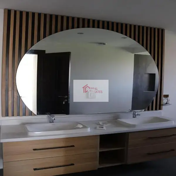 Villa for rent in mountain view one Roof with nanny room with bathroom and small reception/ middle floor 1 master + 2bedrooms with one bathroom+ living with kitchenette/ 1st floor full kitchen 3piece reception